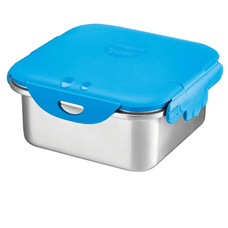 Boite gouter et lunch-box en inox, 1 litre