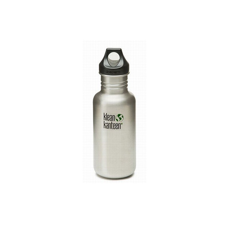 gourde écologique en inox gris sans BPA de klean kanteen 532 ml